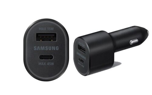 Samsung Dual Fast Car Charger 45w+15w Ports Ep-L5300xbe
