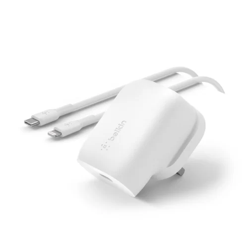 BELKIN BOOST CHARGE  WALL CHARGER 30W USB-C TO LIGHTNING CWITH 1M CABLE