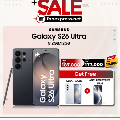 Samsung Galaxy S26 Ultra 5G smartphone with premium design and advanced Galaxy AI features