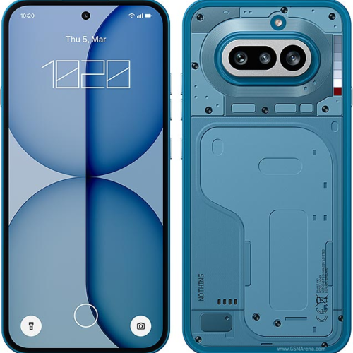 Nothing Phone (4a) 256GB front and back view with transparent design and Glyph lighting interface Nothing Phone 4a AMOLED display smartphone showing sleek modern minimalist design Nothing Phone (4a) 8GB RAM 256GB storage Android smartphone with premium build