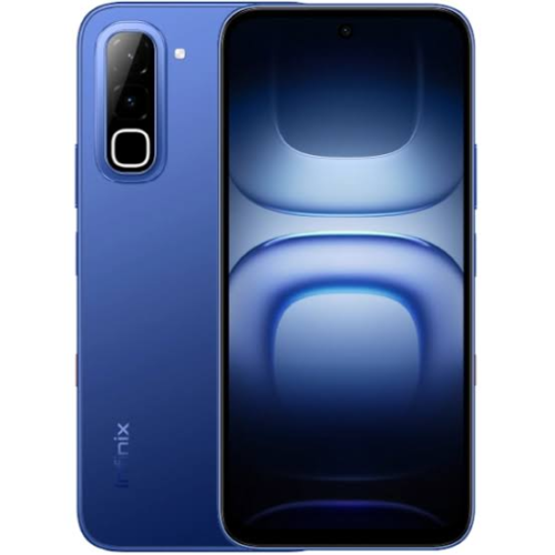 Infinix Hot 70 128GB 6GB RAM smartphone with large HD+ display, AI dual camera, 5000mAh battery, and fast charging available at Fonexpress Kenya.