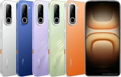 Infinix Hot 70 256GB 6GB RAM smartphone with large HD+ display, AI dual camera, 5000mAh battery, and fast charging available at Fonexpress Kenya.
