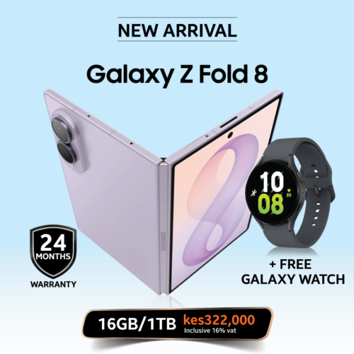 Samsung Galaxy Z Fold8 1TB foldable smartphone, showcasing its large inner display, premium design, and advanced folding technology.